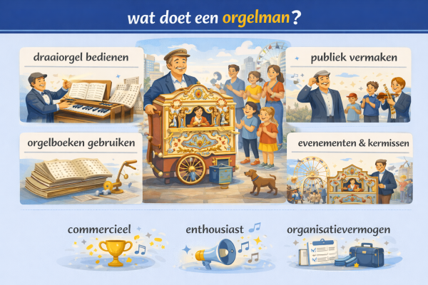 Alles over het beroep orgelman Wat doet een orgelman